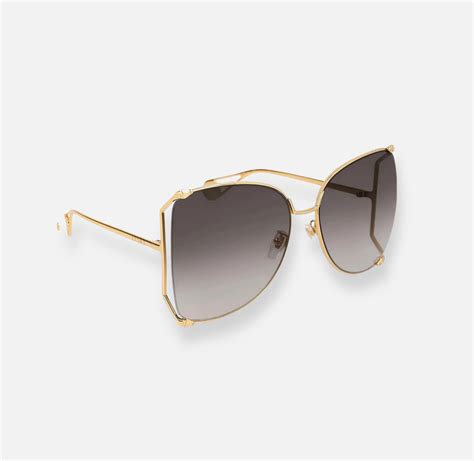 gucci sunglasses gg0252s|Gucci gradient pilot sunglasses.